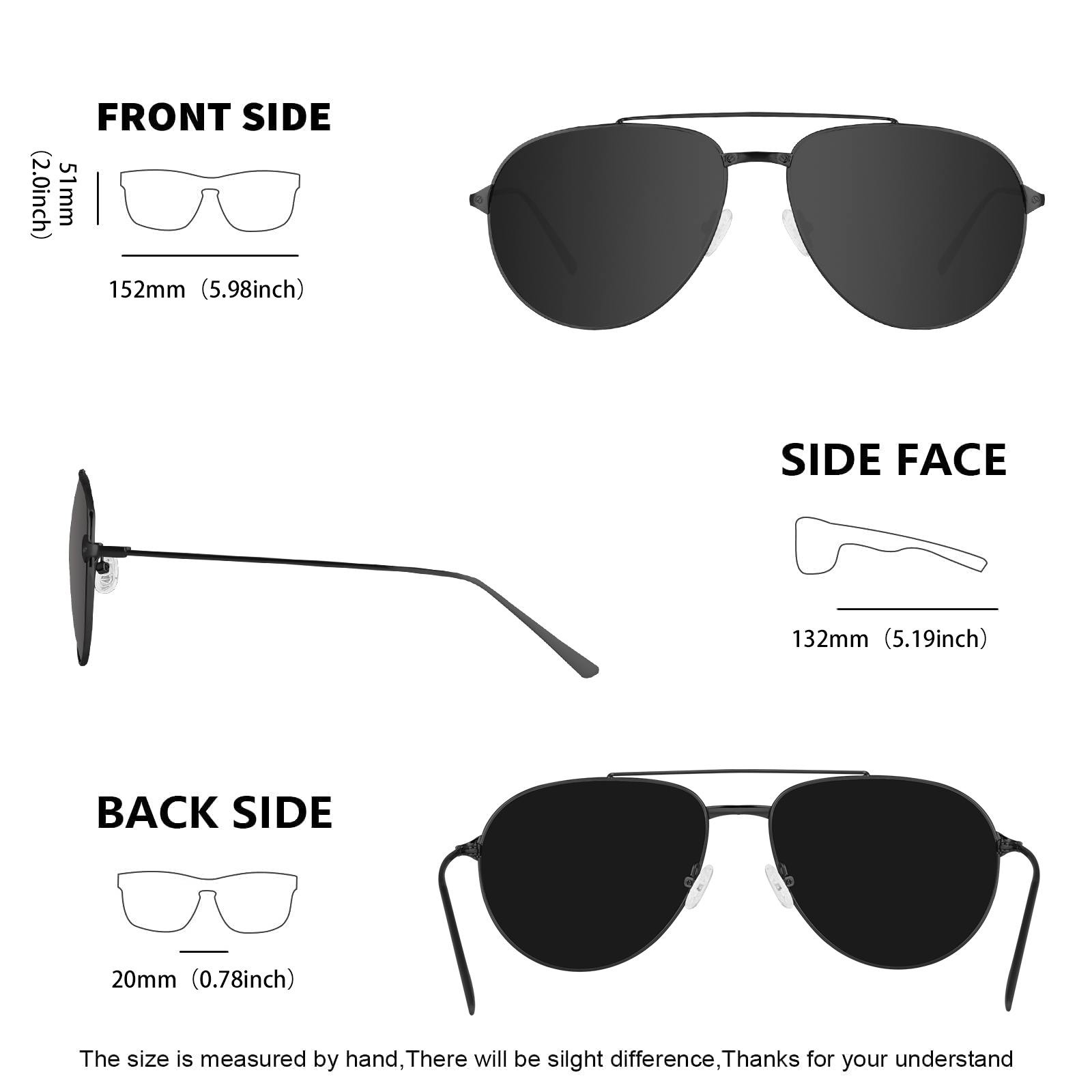 MAXJULI Aviator Sunglasses for - Sunglasses Aviator Polarized review and price