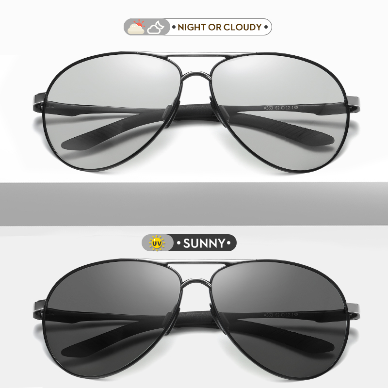 Brand Pilot Photochromic Sungl - Sunglasses Aviator Polarized review and price