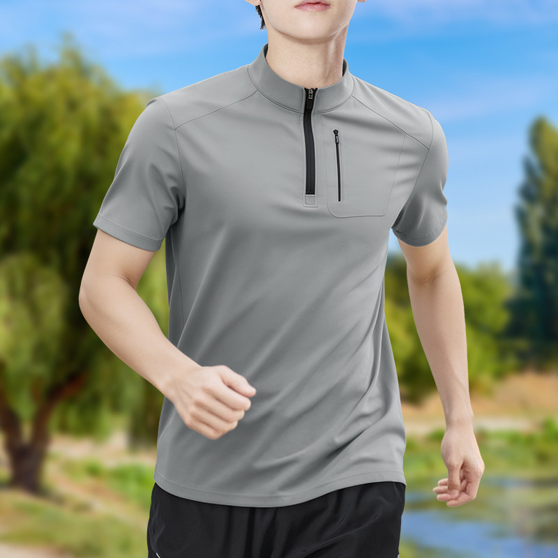 Men's Half-Zip High-Stretch Qu - Shirt Camp Collar review and price