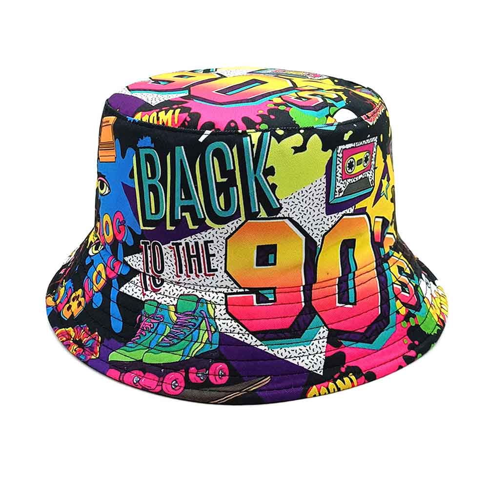 Retro 80 90s vintage Bucket Ha - Packable Hat Nylon review and price